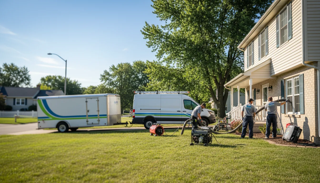 Flooded Basement Restoration And Cleanup With Repair in Larchwood, IA near me